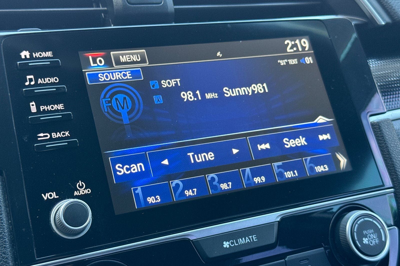 2019 Honda Civic Sport