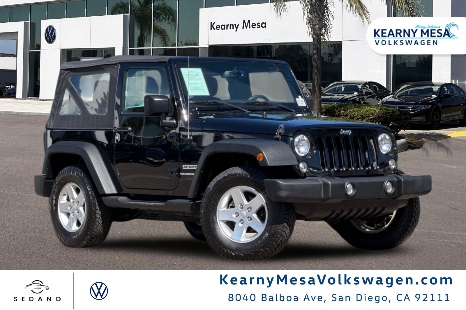 2017 Jeep Wrangler Sport S