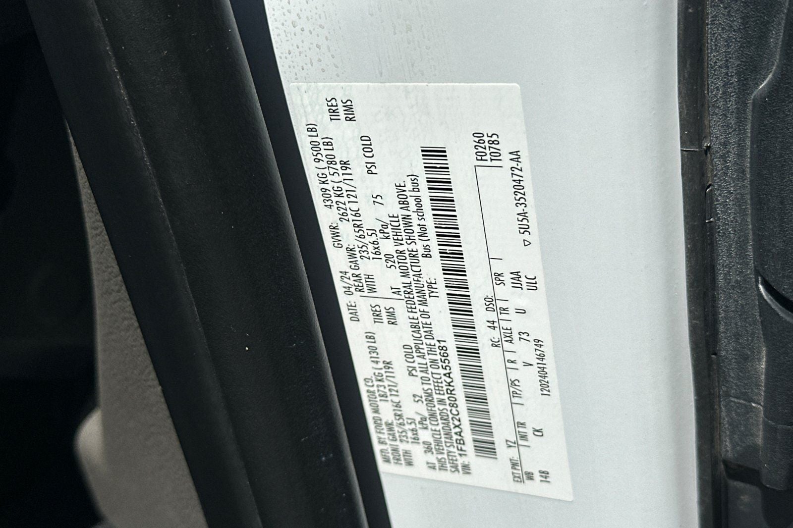 2024 Ford Transit-350 XL