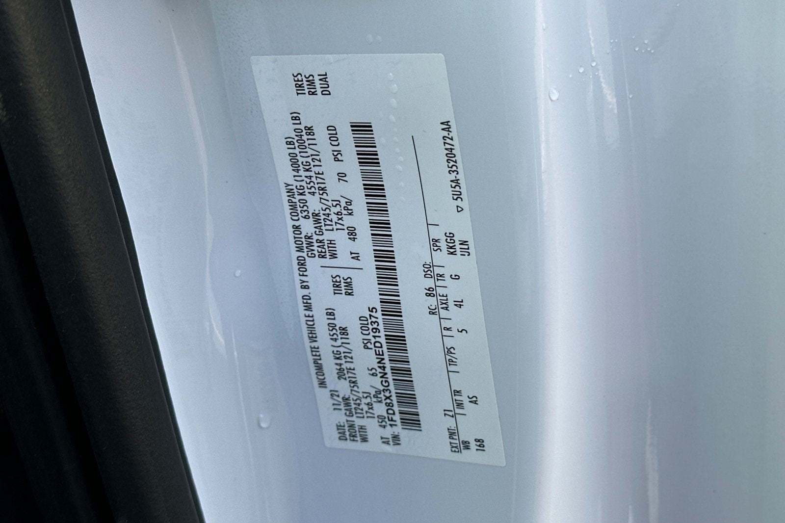 2022 Ford F-350SD XL DRW