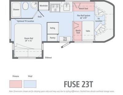 2017 Ford Transit-350 FUSE 23T MOTORHOME 156 WB
