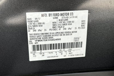 2017 Ford Explorer XLT