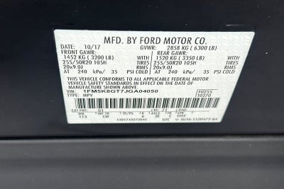 2018 Ford Explorer Sport