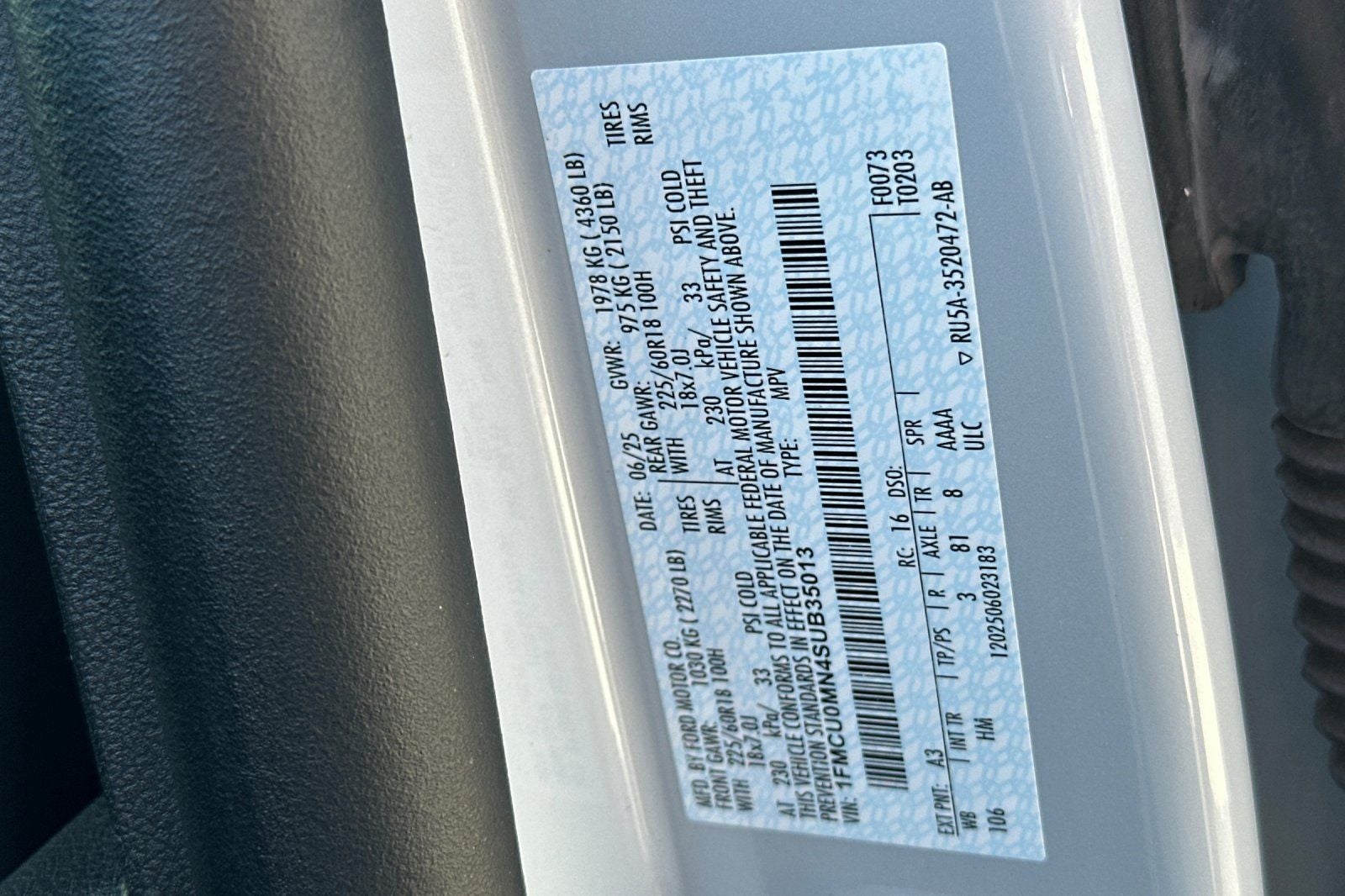 2025 Ford Escape ST-Line