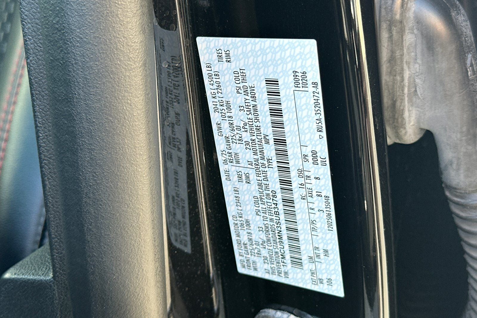 2025 Ford Escape ST-Line