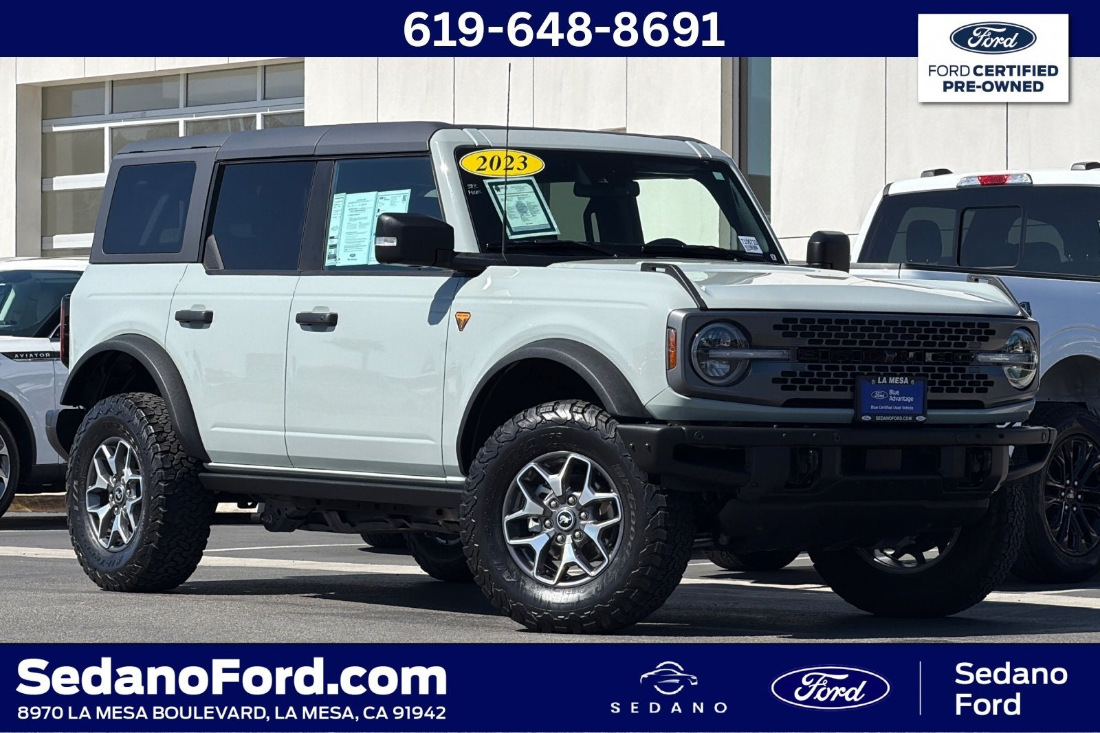 2023 Ford Bronco at Sedano Lincoln in La Mesa, CA