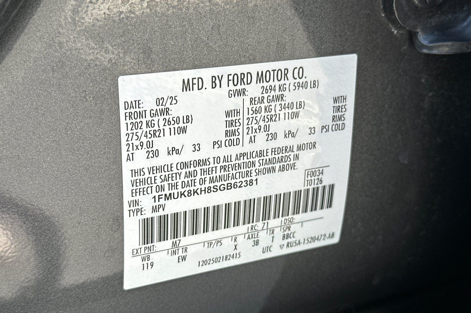 2025 Ford Explorer ST-Line