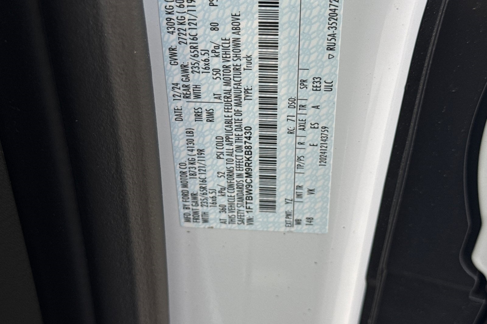 2024 Ford E-Transit-350 Base