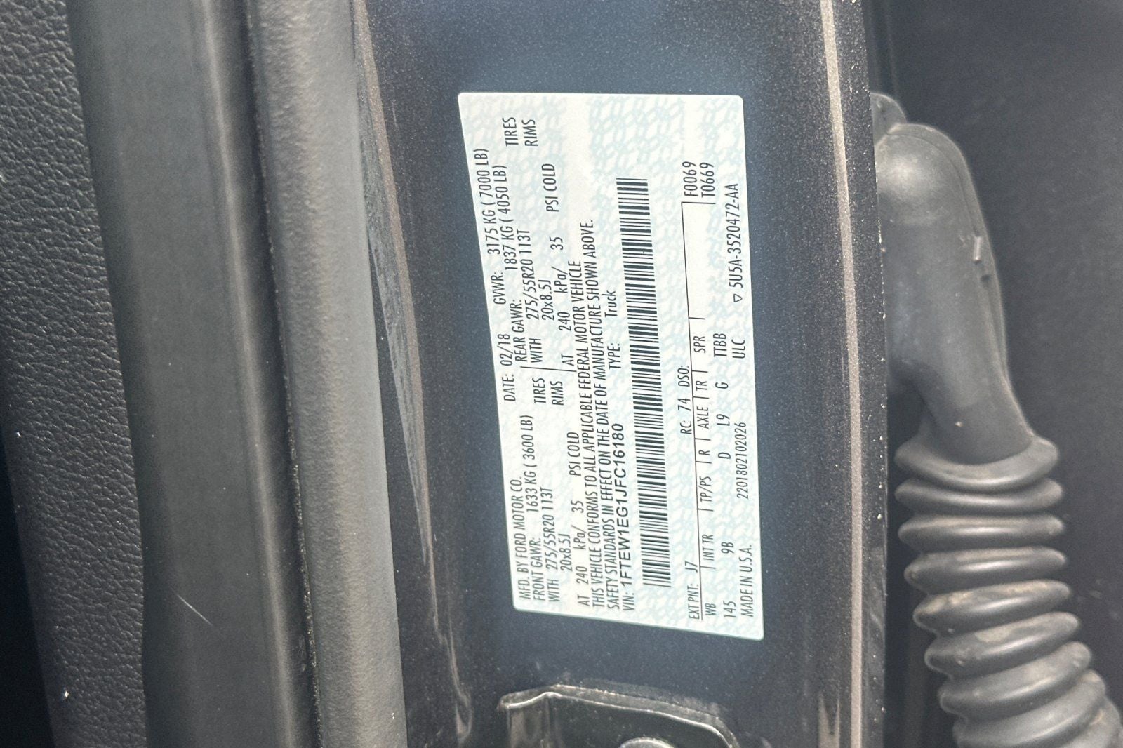 2018 Ford F-150 Platinum