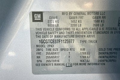 2015 Chevrolet Colorado Z71