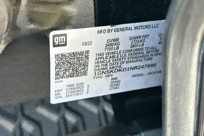 2022 Chevrolet Suburban Z71