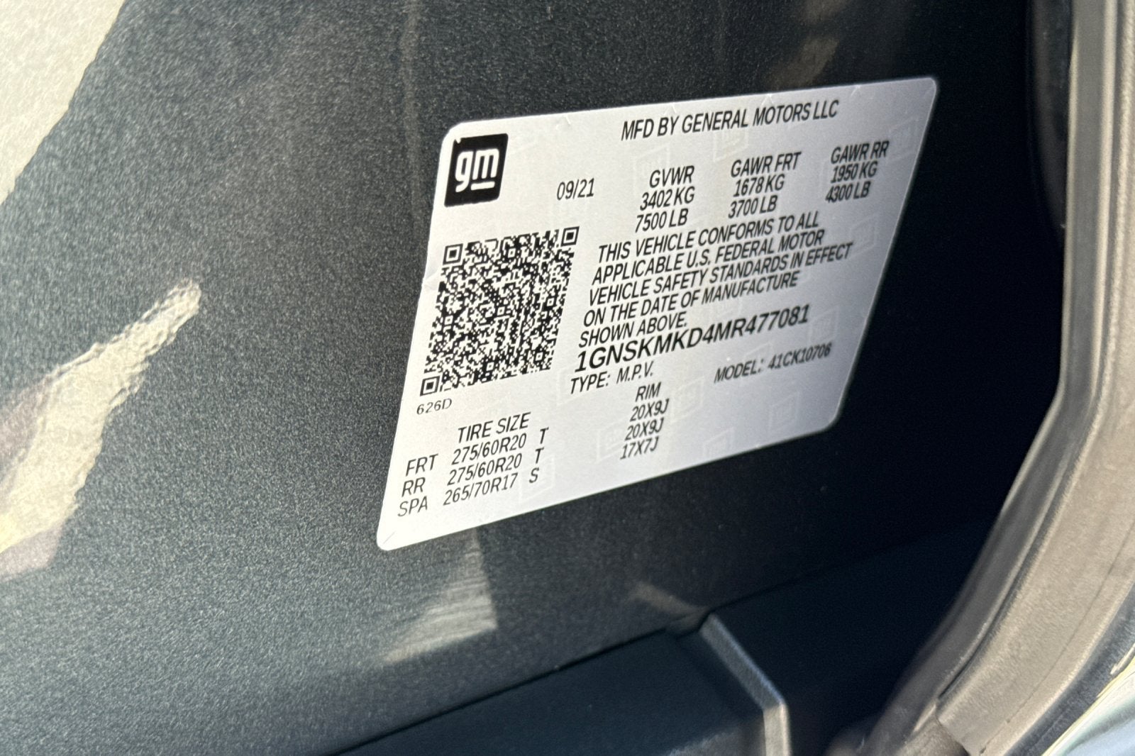 2021 Chevrolet Tahoe LS
