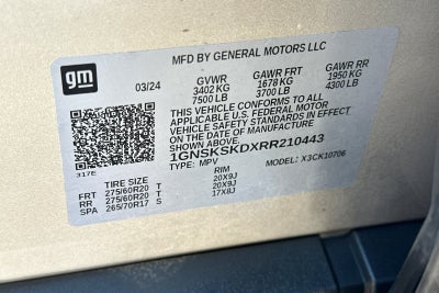 2024 Chevrolet Tahoe Premier