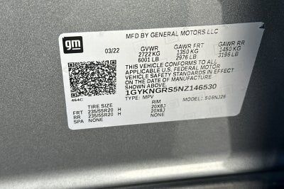 2022 Cadillac XT5 Sport