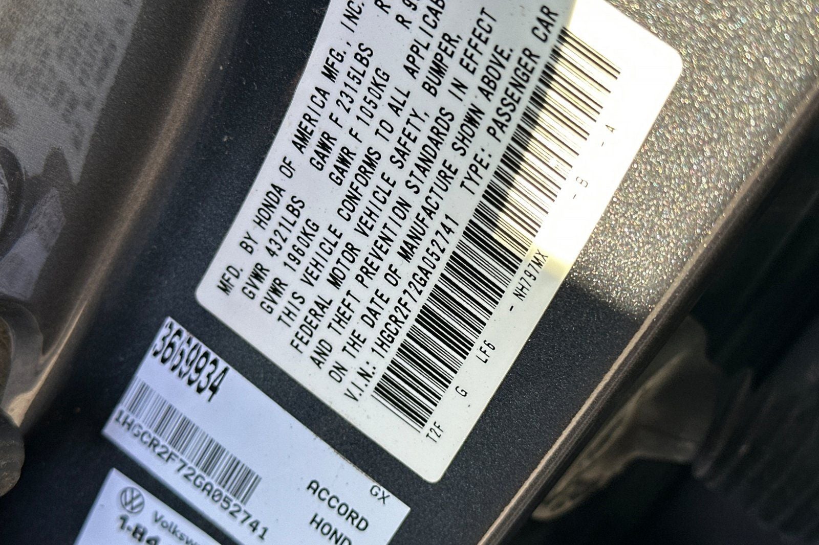 2016 Honda Accord EX