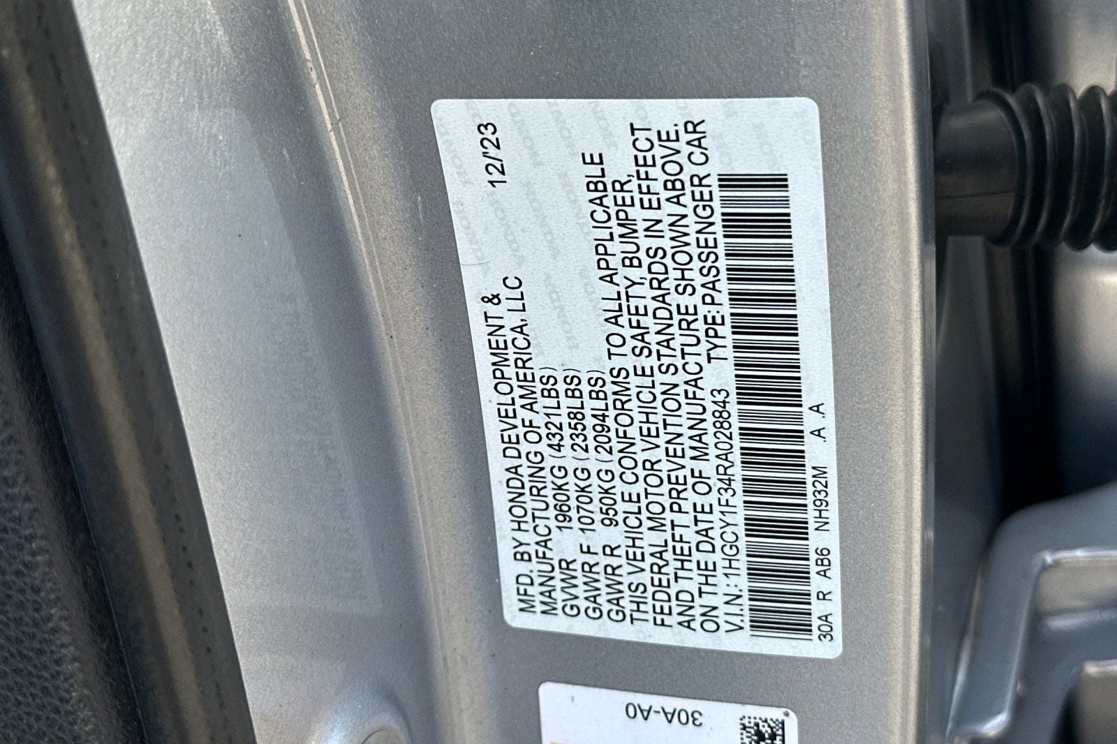 2024 Honda Accord EX
