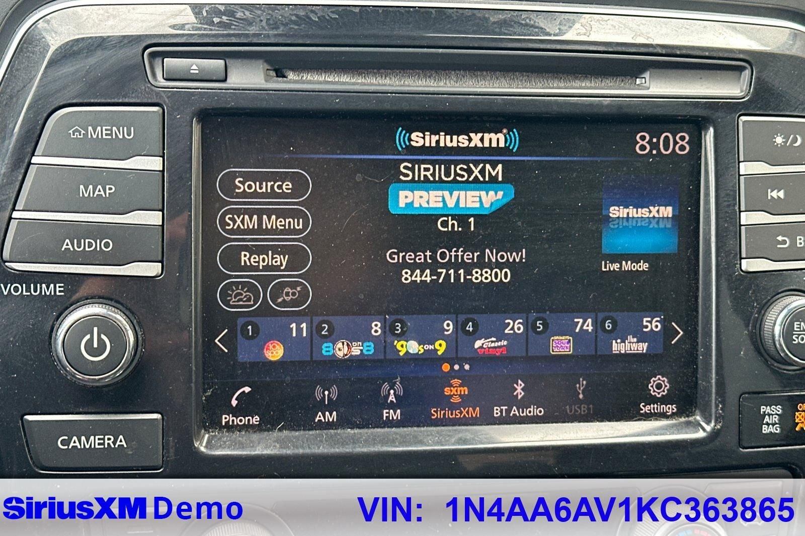 2019 Nissan Maxima SR Premium Pkg