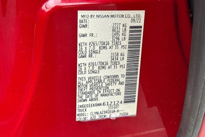 2022 Nissan Frontier S