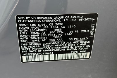 2023 Volkswagen Atlas Cross Sport 3.6L V6 SEL Premium R-Line