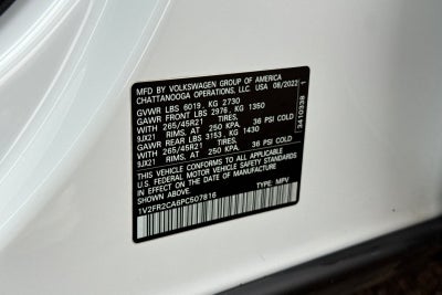 2023 Volkswagen Atlas 3.6L V6 SEL Premium R-Line