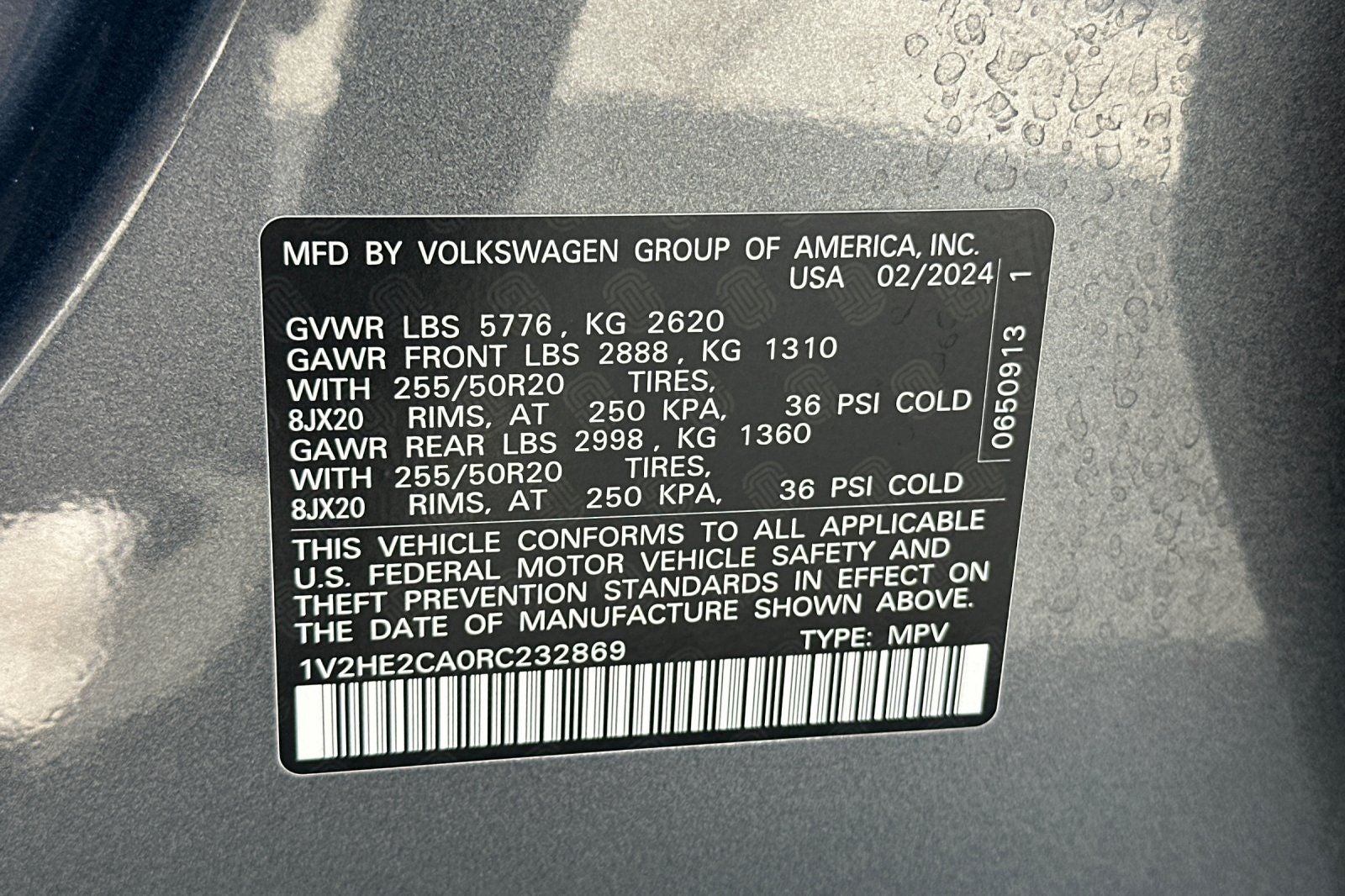 2024 Volkswagen Atlas Cross Sport 2.0T SE w/Technology