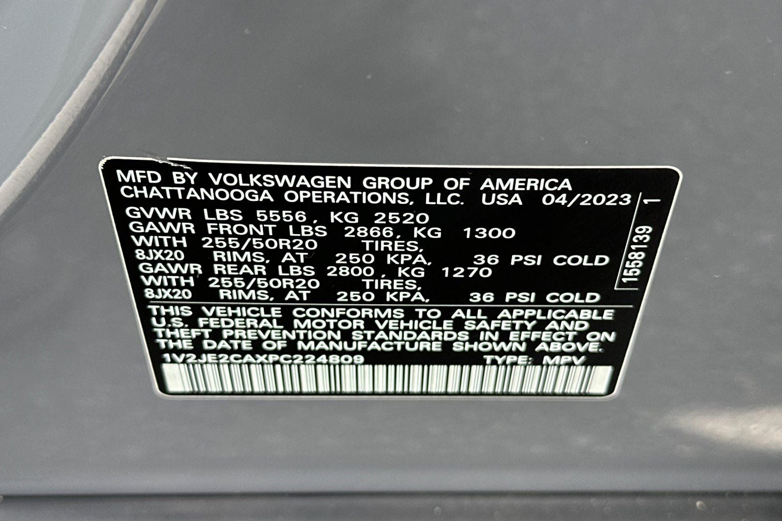 2023 Volkswagen Atlas Cross Sport 3.6L V6 SE w/Technology