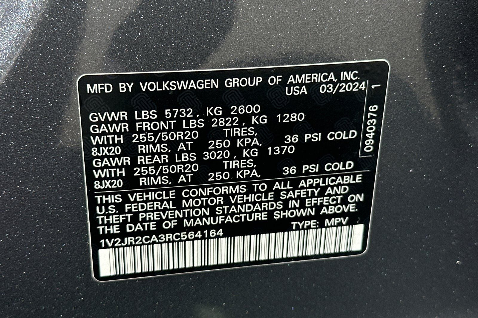 2024 Volkswagen Atlas 2.0T SE w/Technology