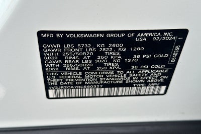 2024 Volkswagen Atlas 2.0T SE w/Technology