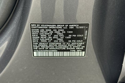 2022 Volkswagen Atlas Cross Sport 2.0T SE