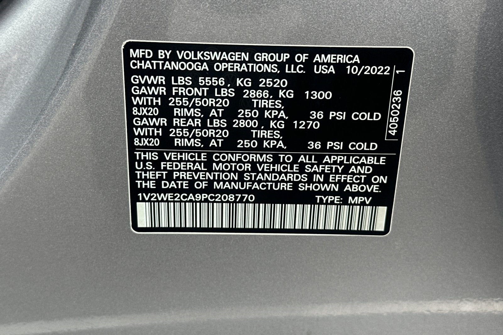 2023 Volkswagen Atlas Cross Sport 3.6L V6 SE w/Technology