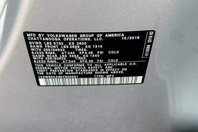 2019 Volkswagen Atlas 3.6L V6 SE w/Technology