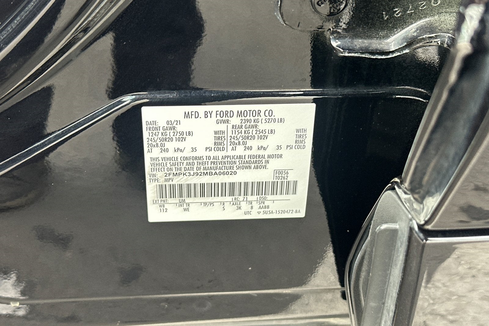 2021 Ford Edge ST Line