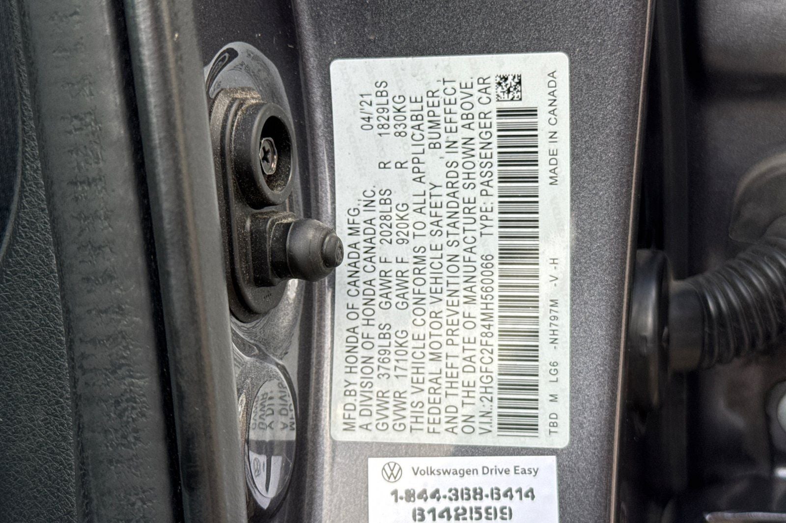 2021 Honda Civic Sport