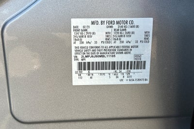 2021 Lincoln Nautilus Standard