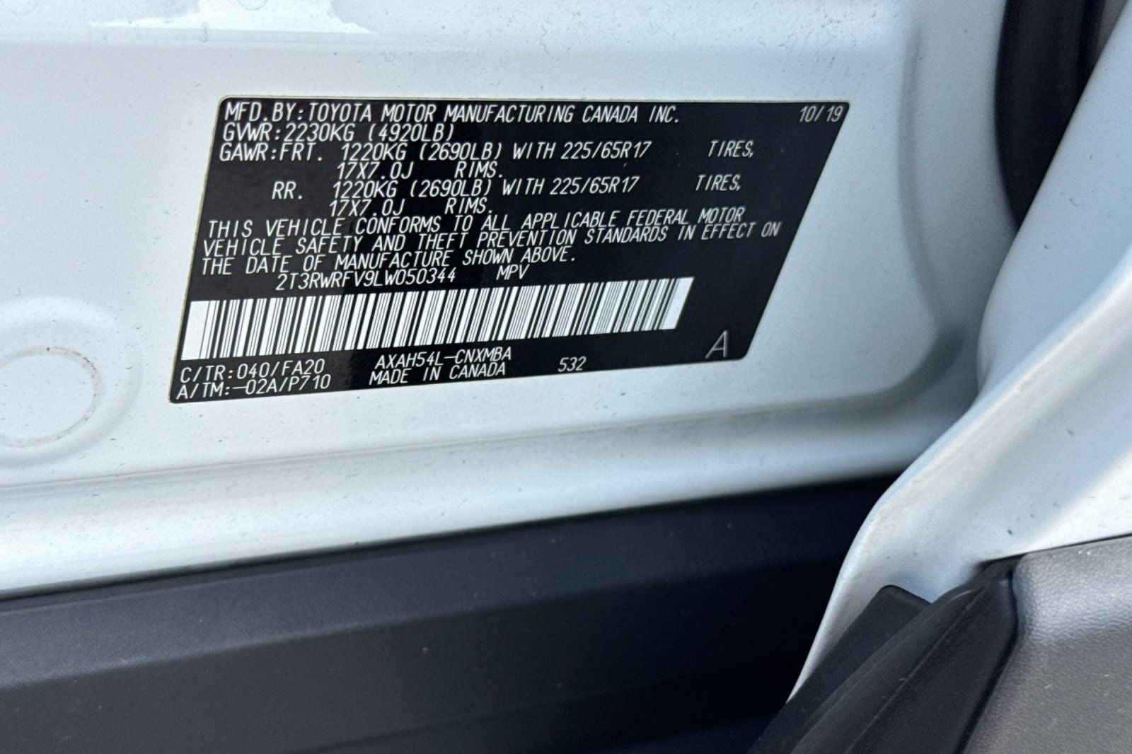 2020 Toyota RAV4 Hybrid XLE