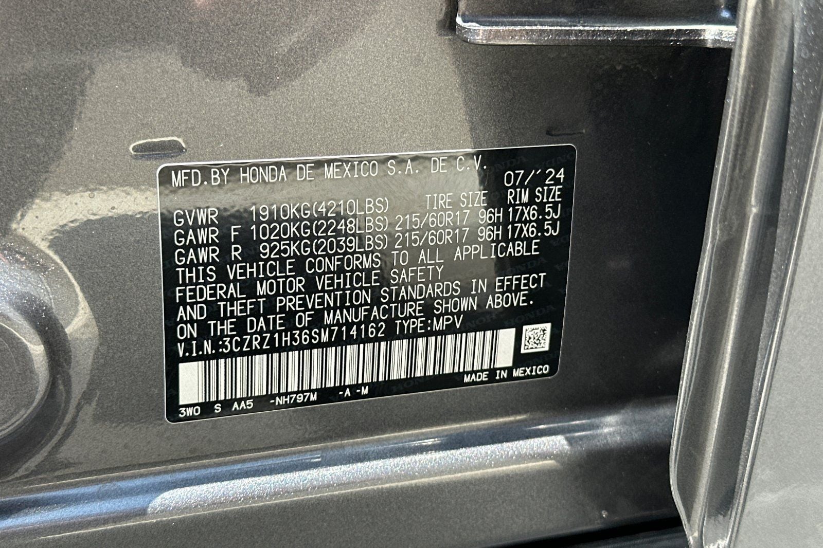 2025 Honda HR-V LX