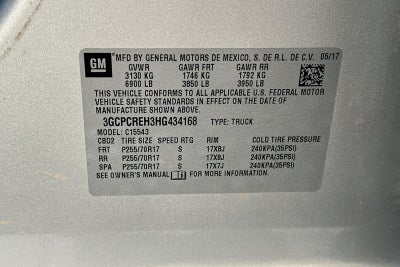 2017 Chevrolet Silverado 1500 LT LT1