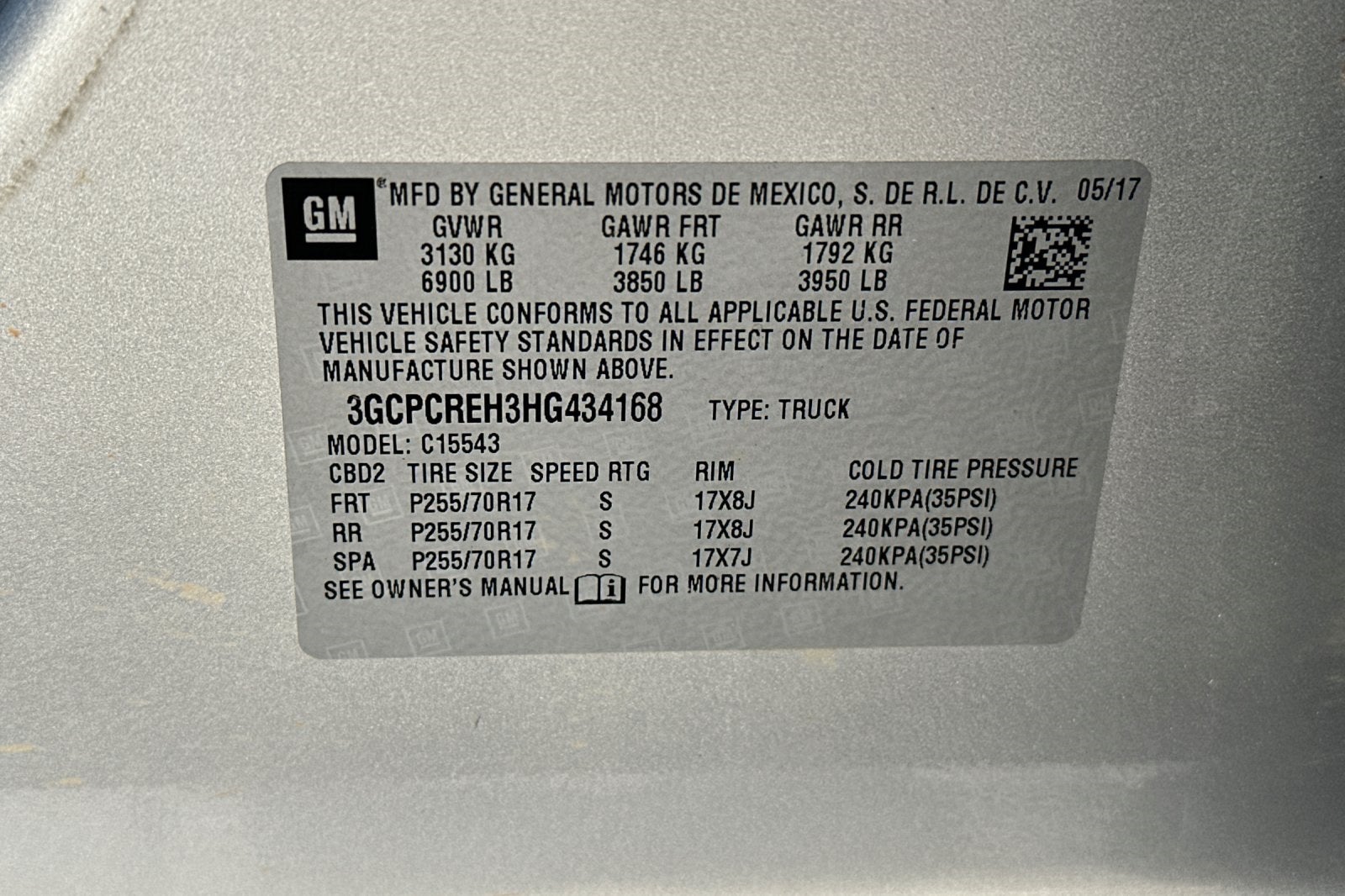 2017 Chevrolet Silverado 1500 LT LT1