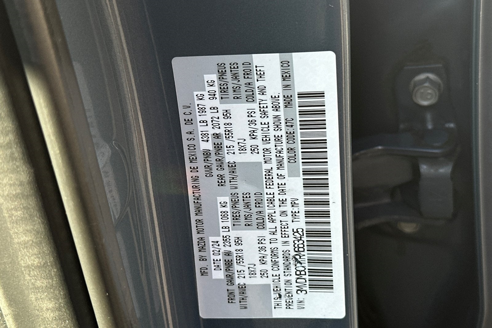 2024 Mazda Mazda CX-30 2.5 S Carbon Edition