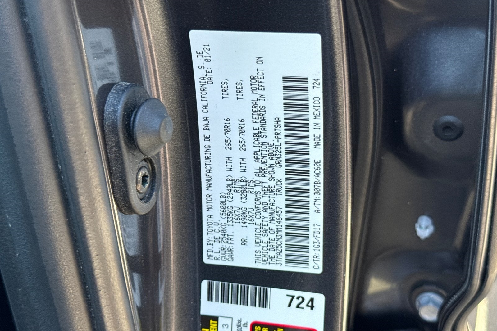 2021 Toyota Tacoma TRD Off-Road V6