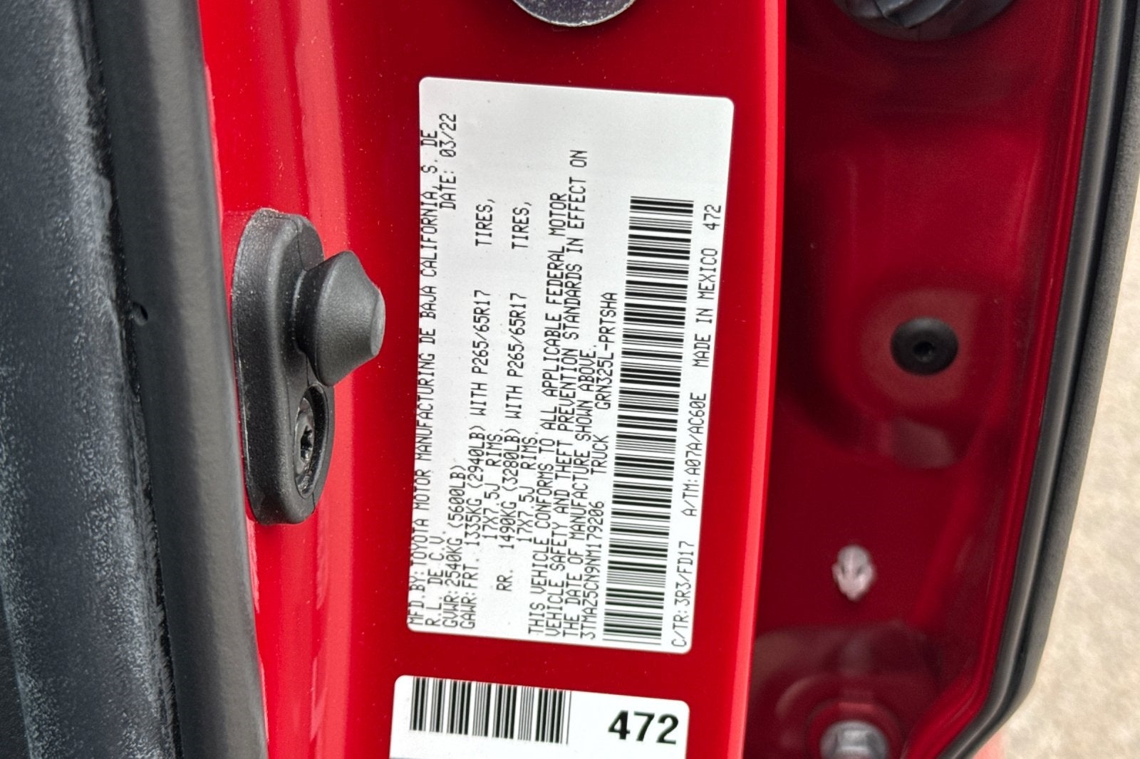 2022 Toyota Tacoma TRD Sport V6