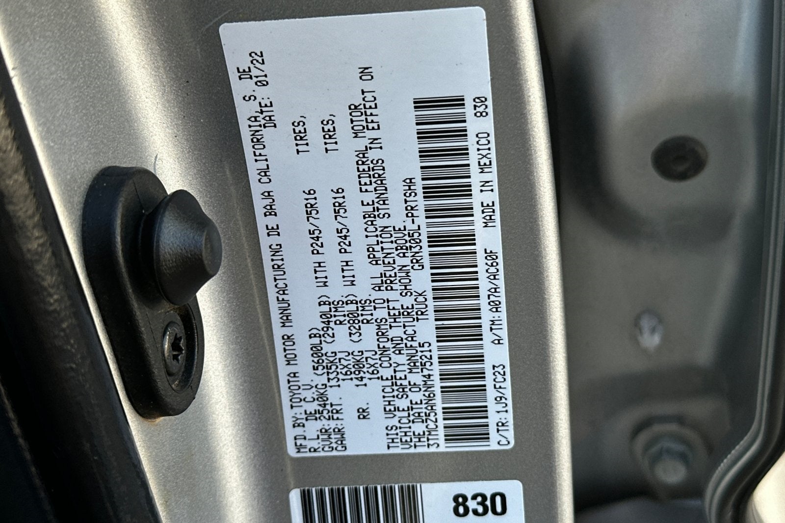 2022 Toyota Tacoma TRD Off-Road V6