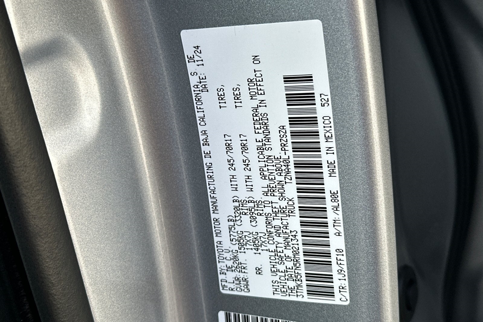 2024 Toyota Tacoma SR5