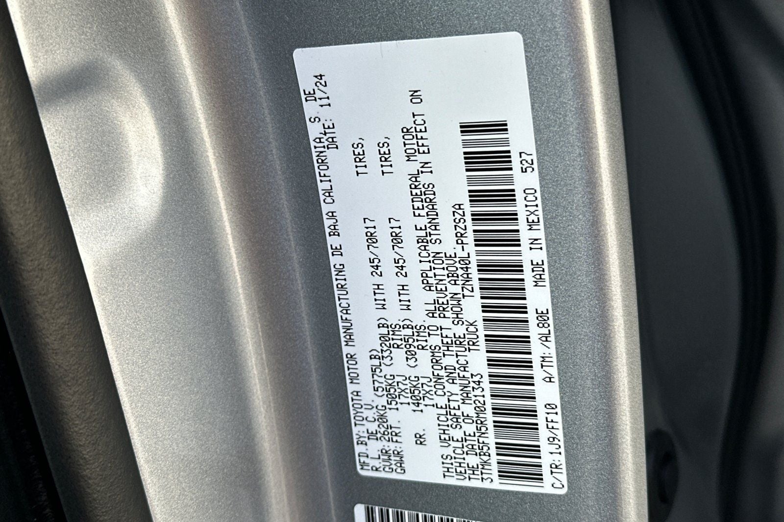 2024 Toyota Tacoma SR5