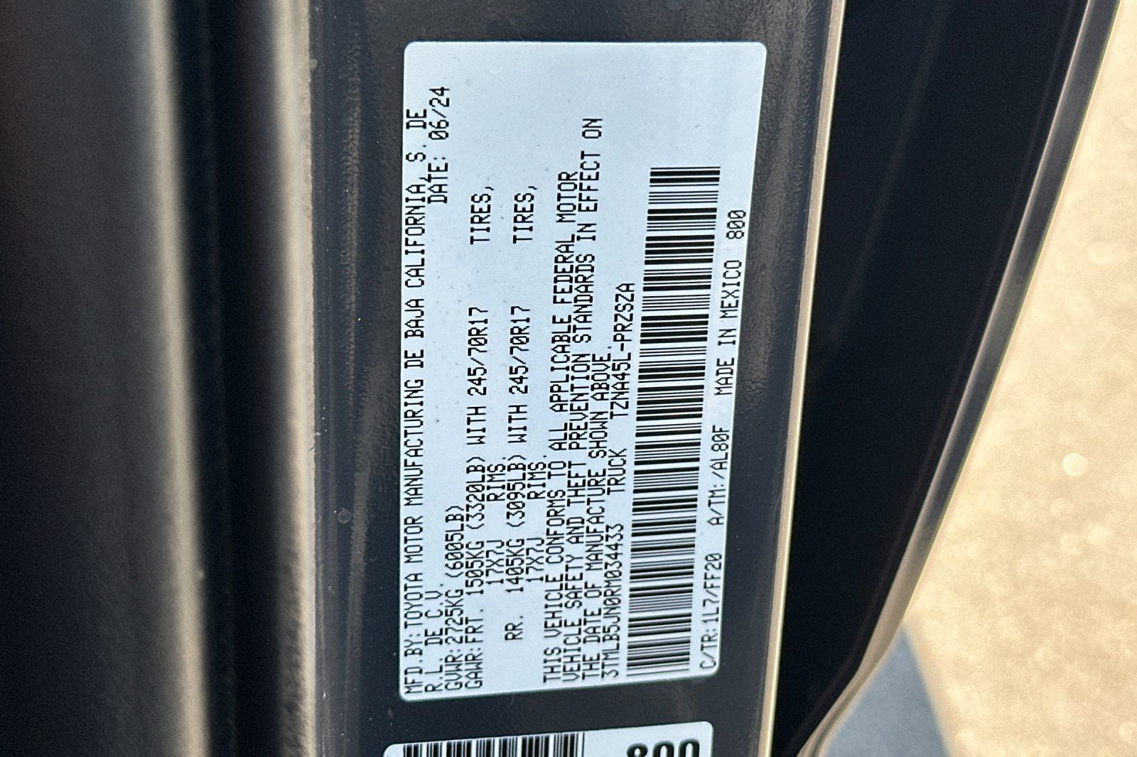 2024 Toyota Tacoma SR5
