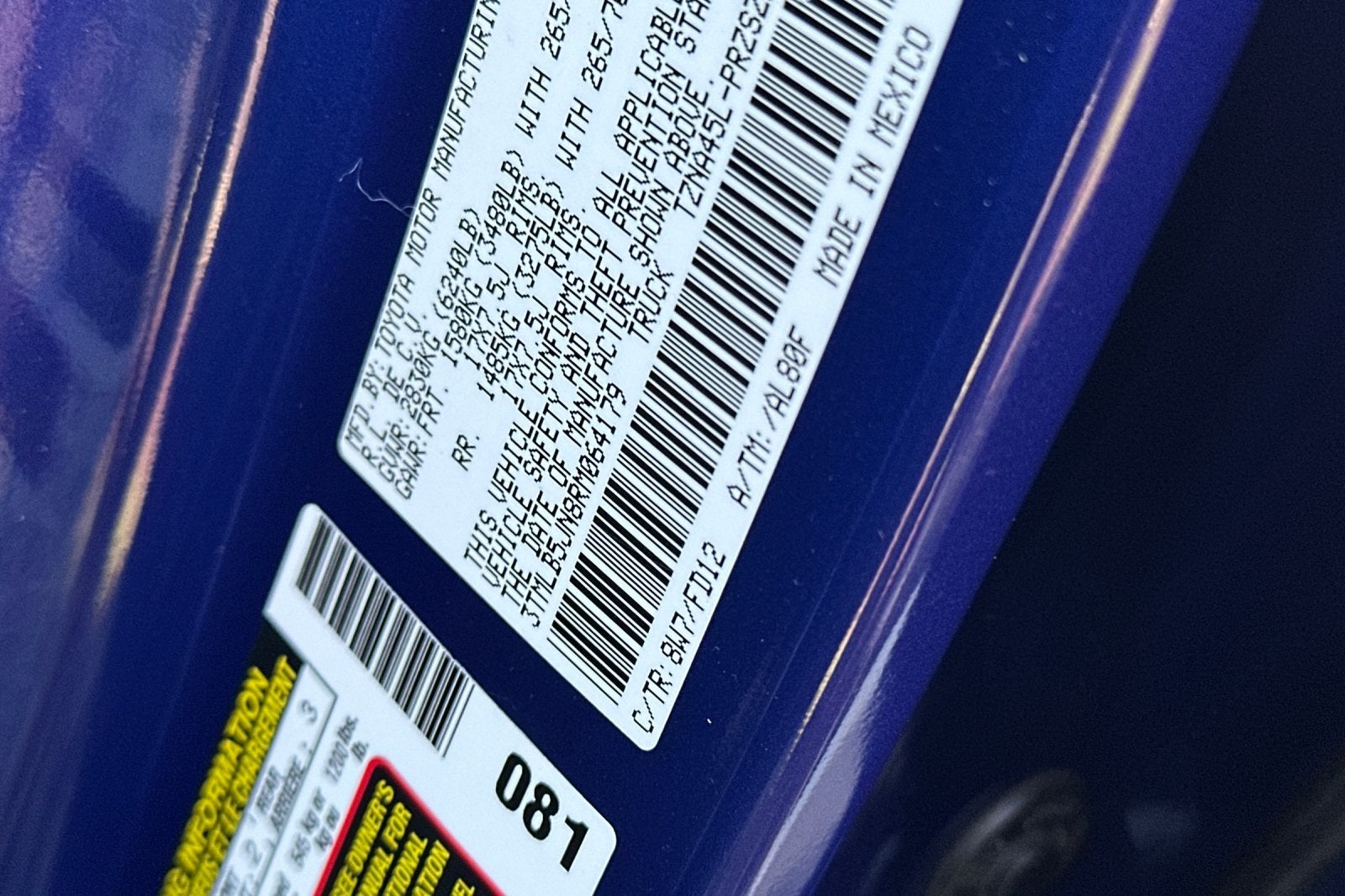 2024 Toyota Tacoma TRD Off-Road PICK UP