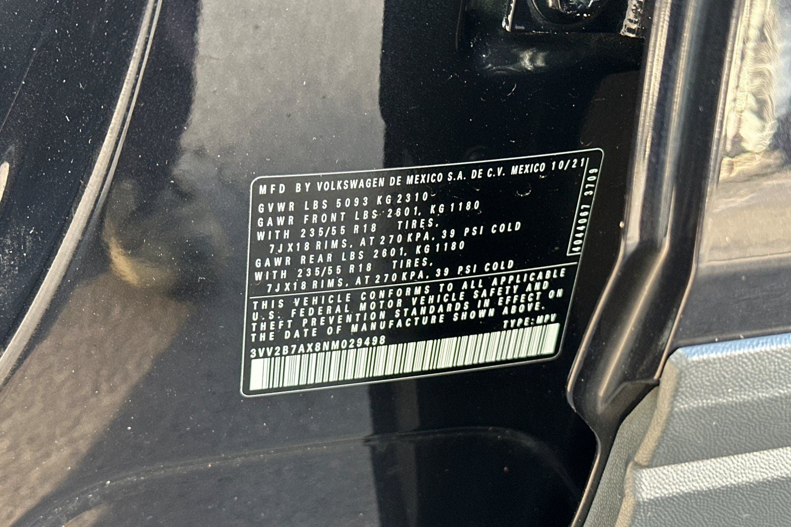 2022 Volkswagen Tiguan 2.0T SE