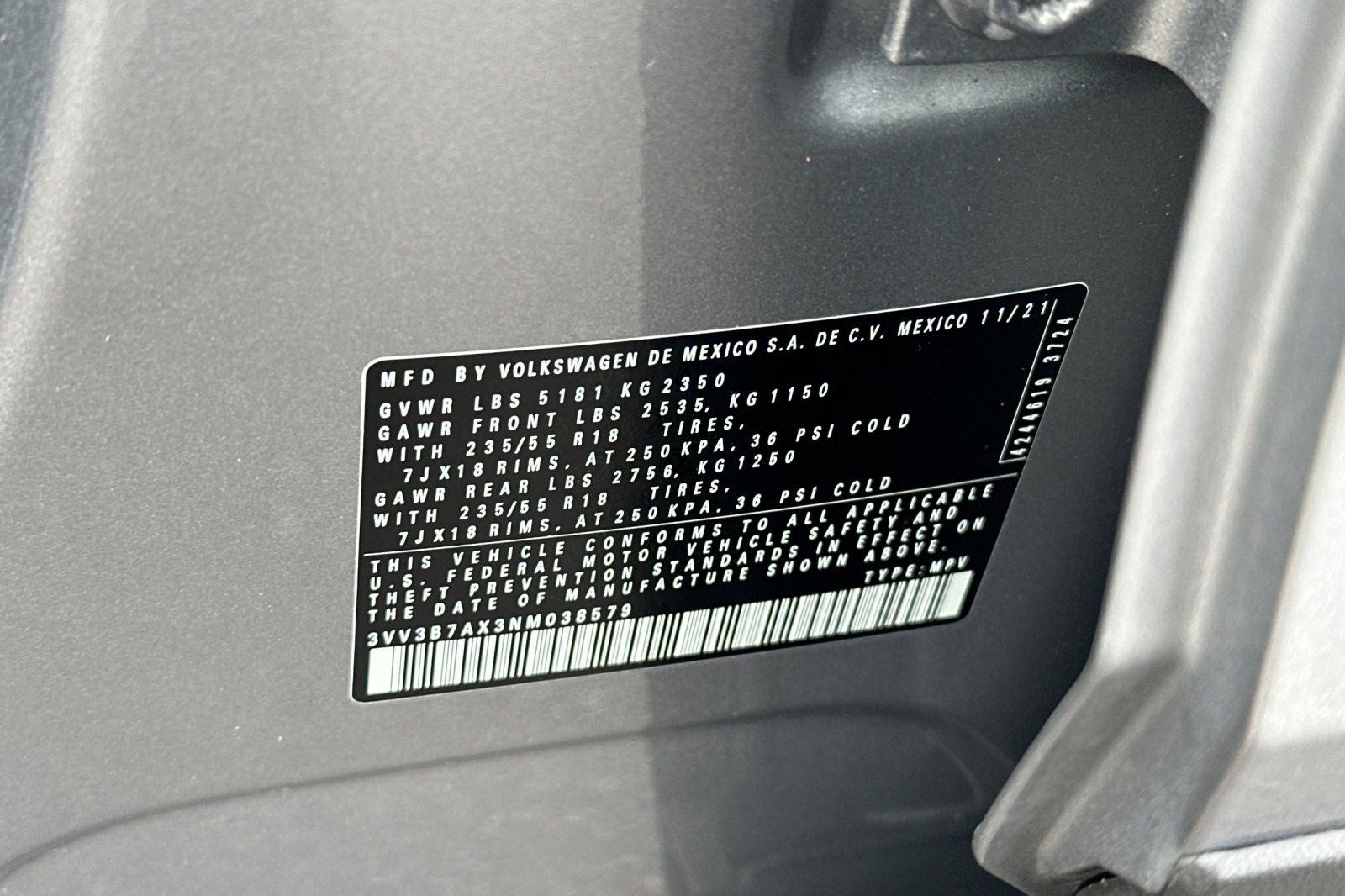 2022 Volkswagen Tiguan 2.0T SE