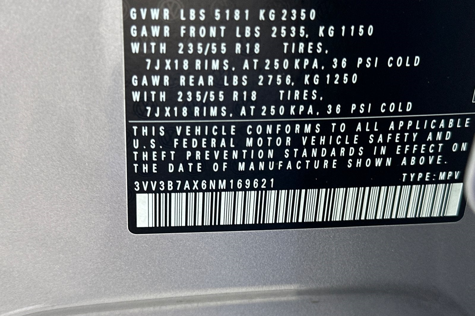 2022 Volkswagen Tiguan 2.0T SE