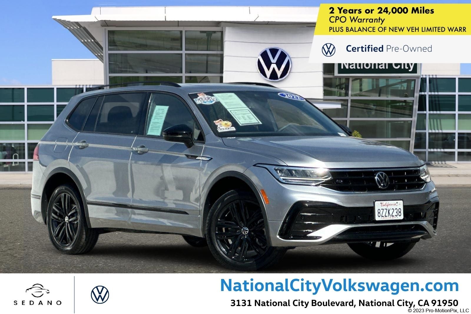 2022 Volkswagen Tiguan 2.0T SE R-Line Black